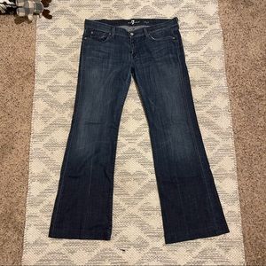 7 for all man kind dojo style jean dark wash size 32